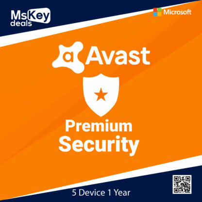 Avast Premium Security 5 Device 1 Year