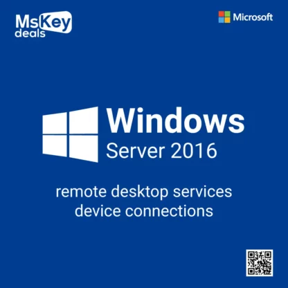 Microsoft Windows server 2016 remote desktop services device connections