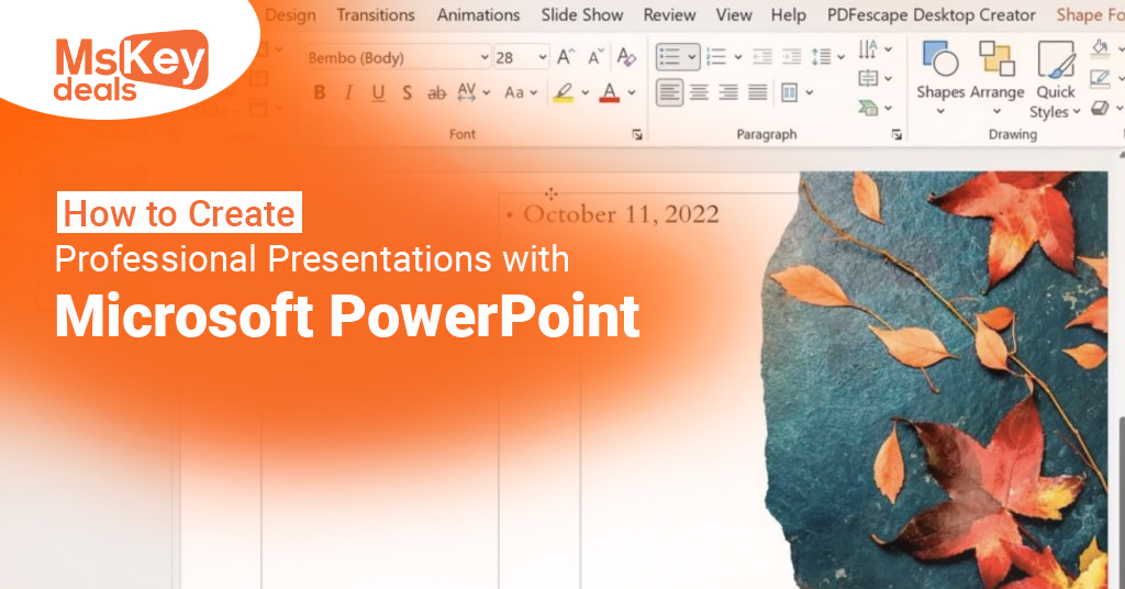 How to Create Professional Presentations